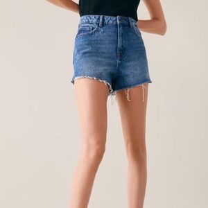 ZARA High Waisted Denim Shorts